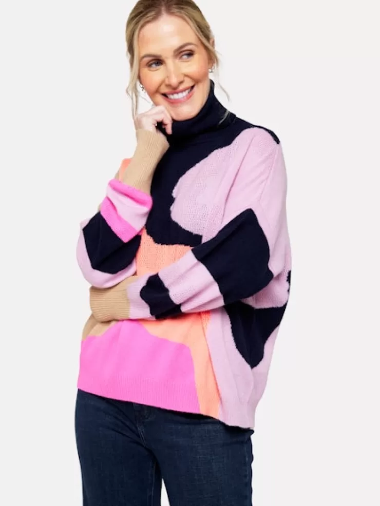 Abstract Roll Neck In >BRODIE Fashion