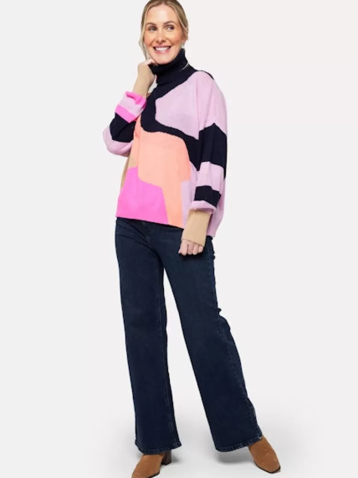 Abstract Roll Neck In >BRODIE Fashion