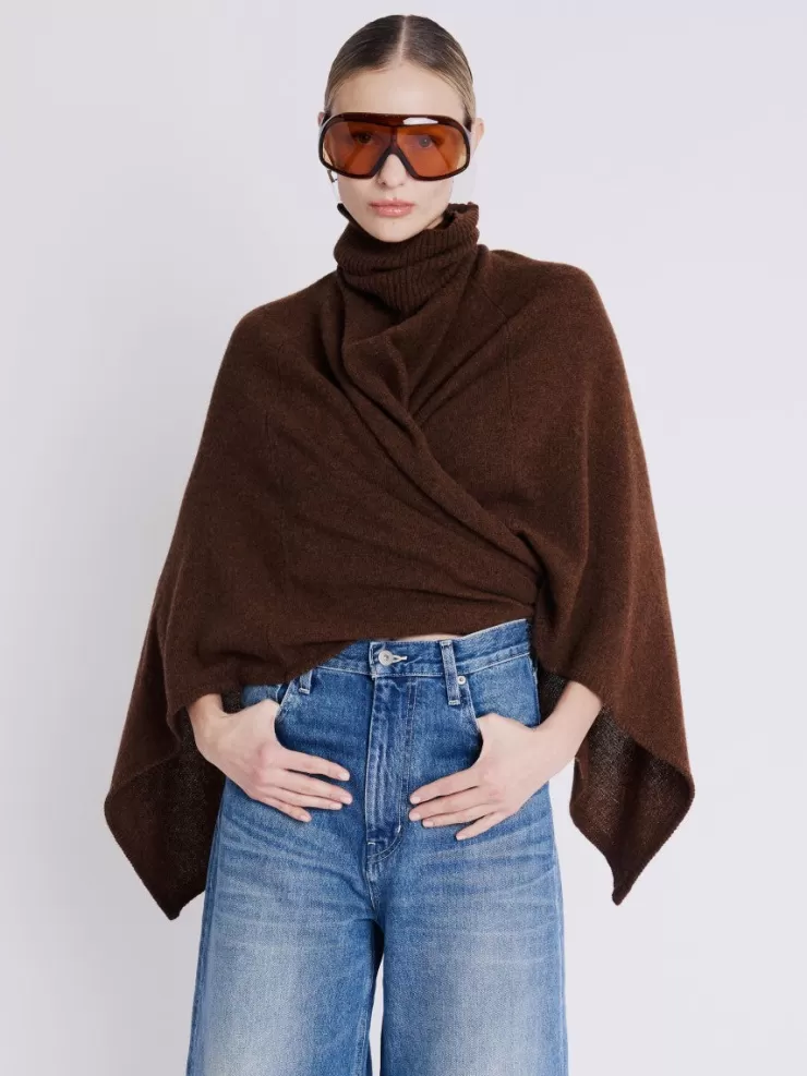 Adette Turtleneck Poncho In >BERENICE PARIS Shop