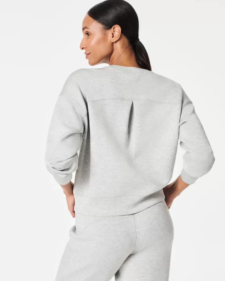 AirEssentials Crew Pullover In Light Heather >SPANX Cheap