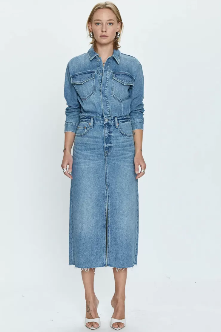 Amira Denim Dress In >PISTOLA Flash Sale