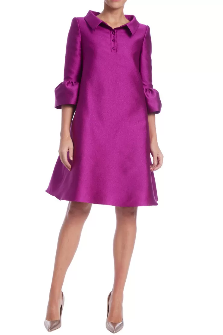 Bell Sleeve Collared Dress In >BADGELY MISCHKA Sale