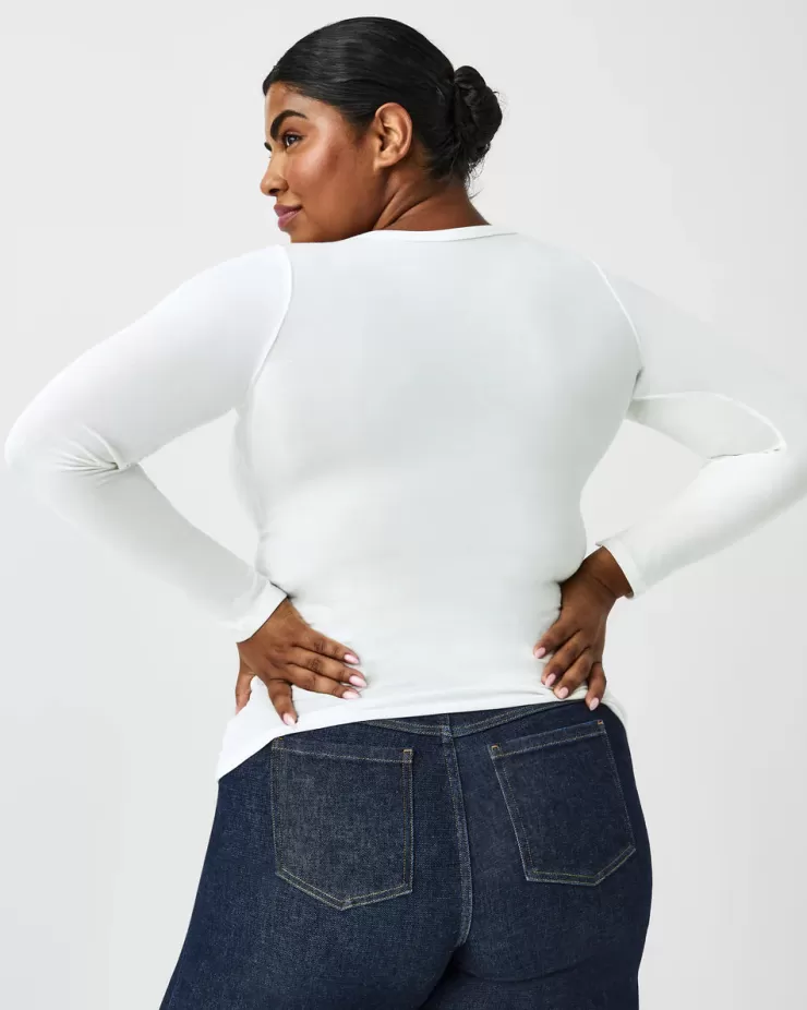 Better Base Long Sleeve Crew Tee In >SPANX Fashion