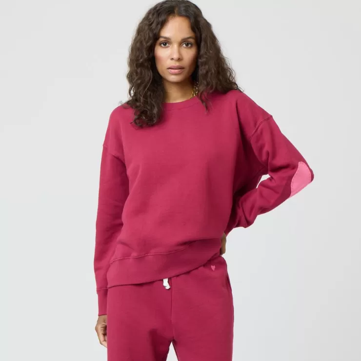 Boyfriend Imperfect Heart Sweatshirt In >KERRI ROSENTHAL Best