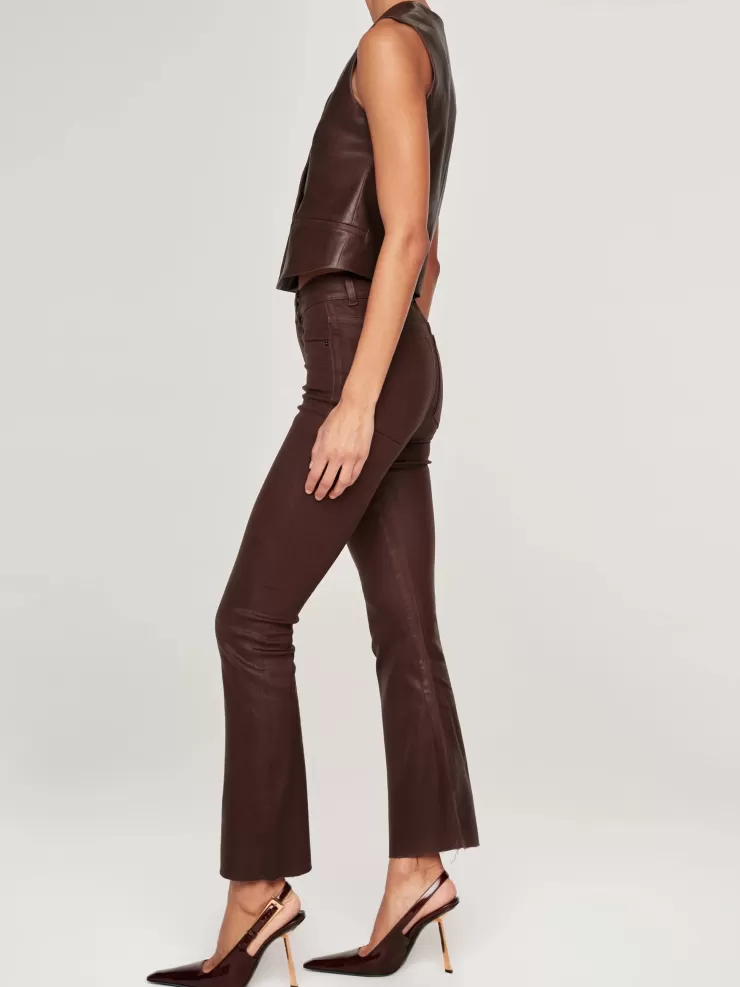 Bridget Cropped Coated Denim In >DL 1961 Flash Sale