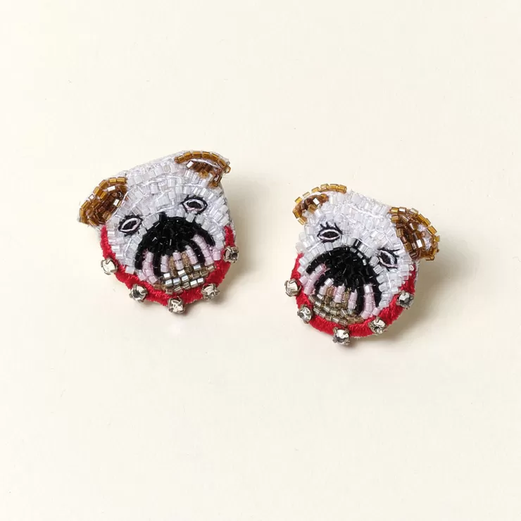 Bulldog Stud Earrings>MIGNONNE GAVIGAN Sale