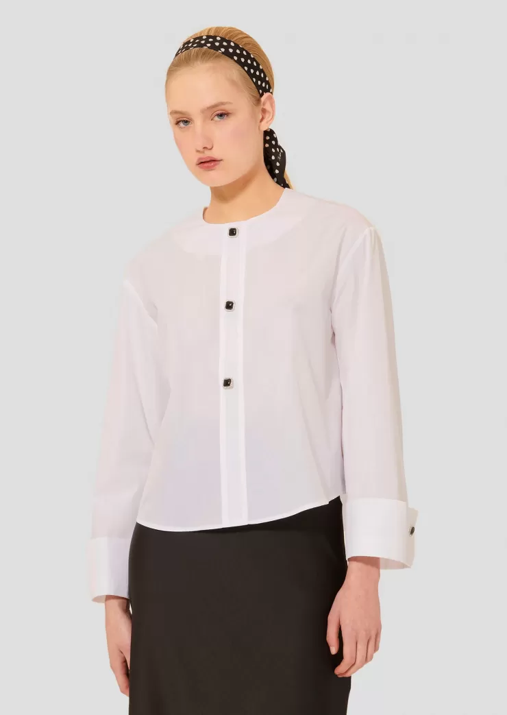 Carillon Poplin Top In >TARA JARMON Online