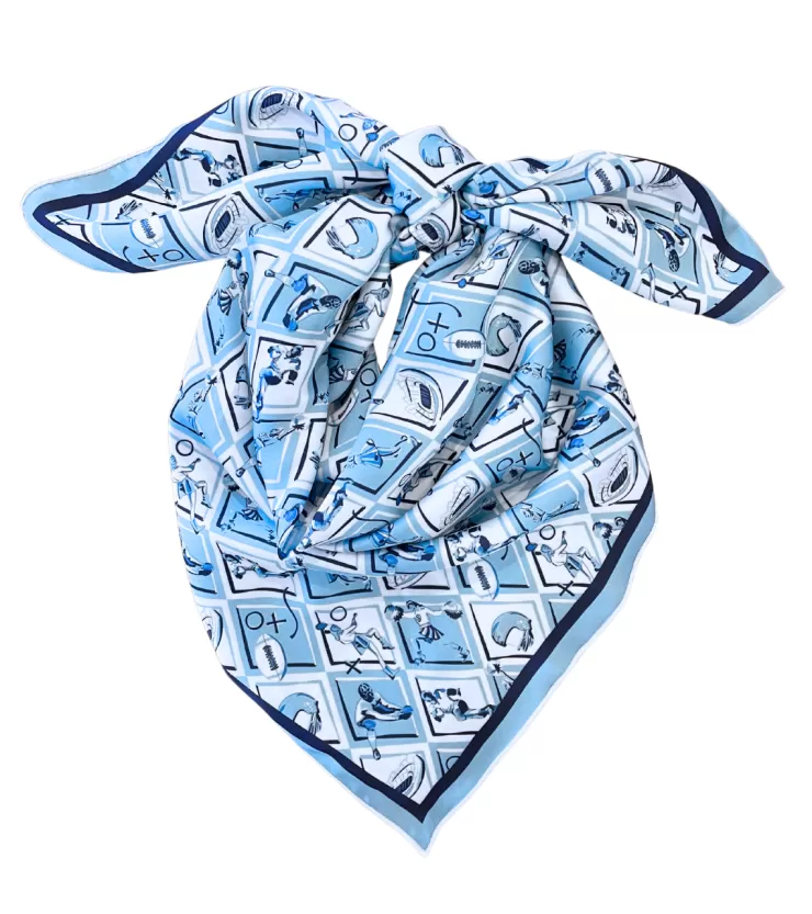 Carolina Gameday Scarf In Light /Navy>SWELLS Flash Sale