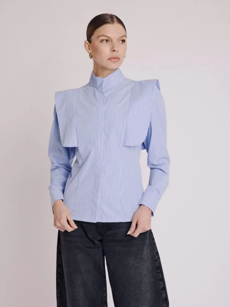 Celes Hidden Button Shirt In >BERENICE PARIS Outlet