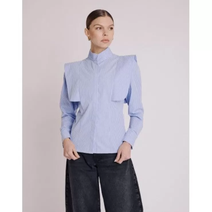 Celes Hidden Button Shirt In >BERENICE PARIS Outlet