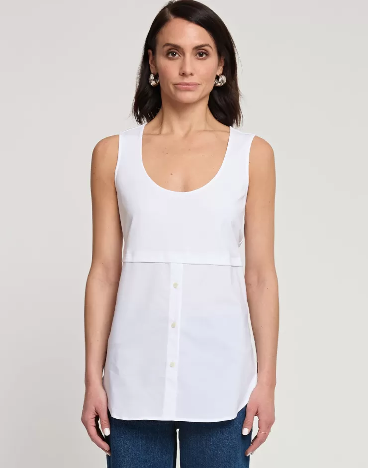 Claire Sleeveless Layering Top In >HINSON WU Fashion