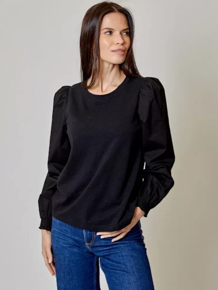 Combo Long Sleeve Top In >DESIGN HISTORY Best Sale