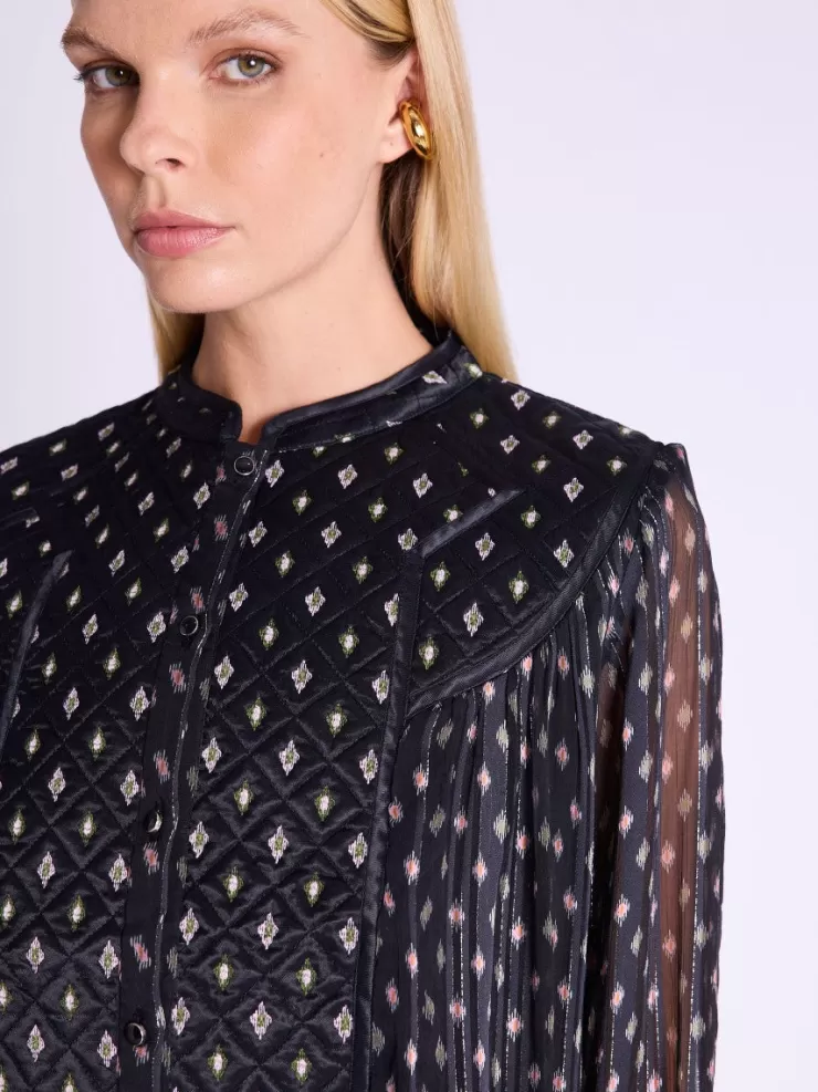 Conni Bib Blouse In >BERENICE PARIS Store