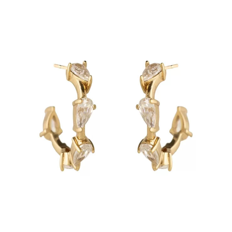 Crystal Hoops Gift Set In Gold>MIGNONNE GAVIGAN Best Sale