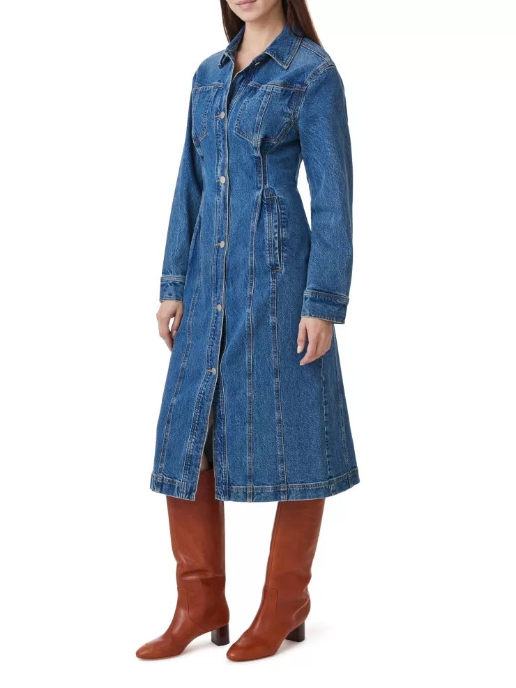 Denim Midi Dress In >HABITUAL Flash Sale