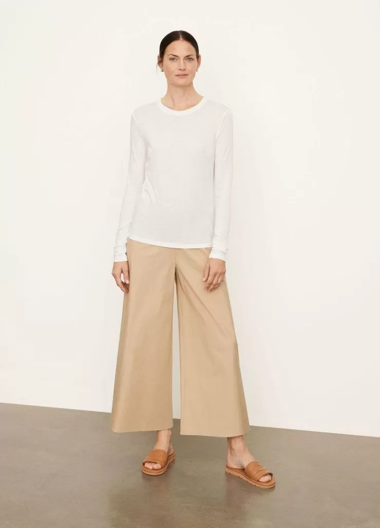 Essential Long Sleeve Crew Neck T-Shirt In >VINCE Store