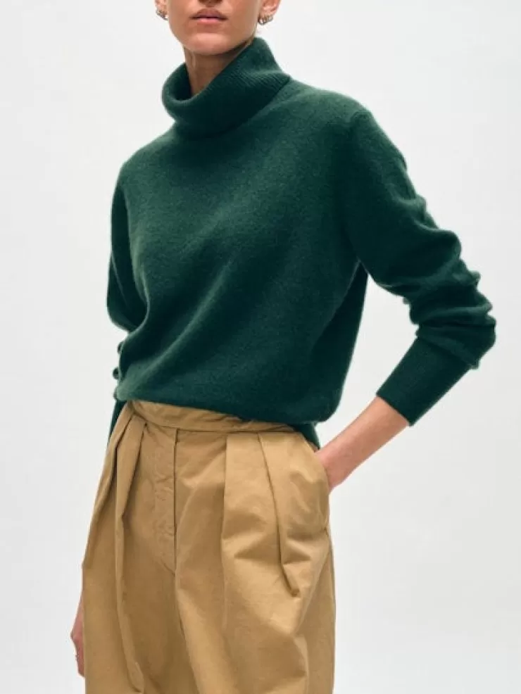 Essential Turtleneck Sweater In >WHITE AND WARREN Cheap
