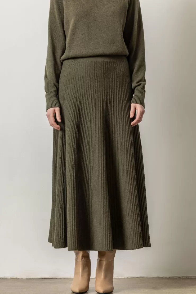 Flared Sweater Skirt In >LILLA P Fashion