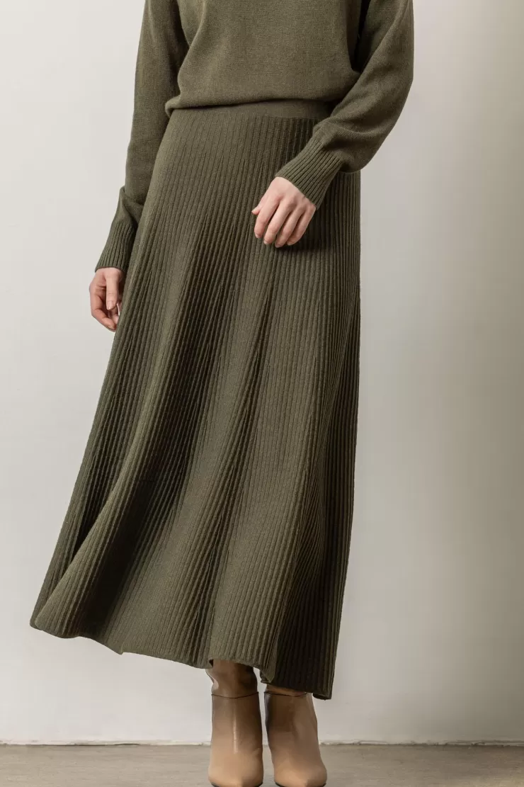 Flared Sweater Skirt In >LILLA P Fashion