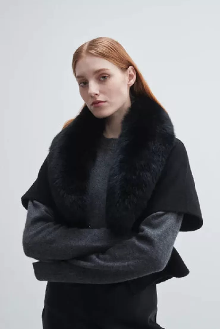 Fur Collar Jacket In >PISSENLIT Discount