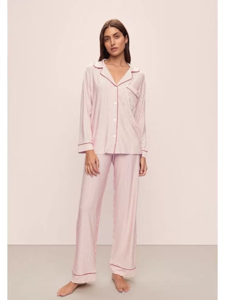 Gisele Long PJ Set In Haute Red>EBERJEY Shop