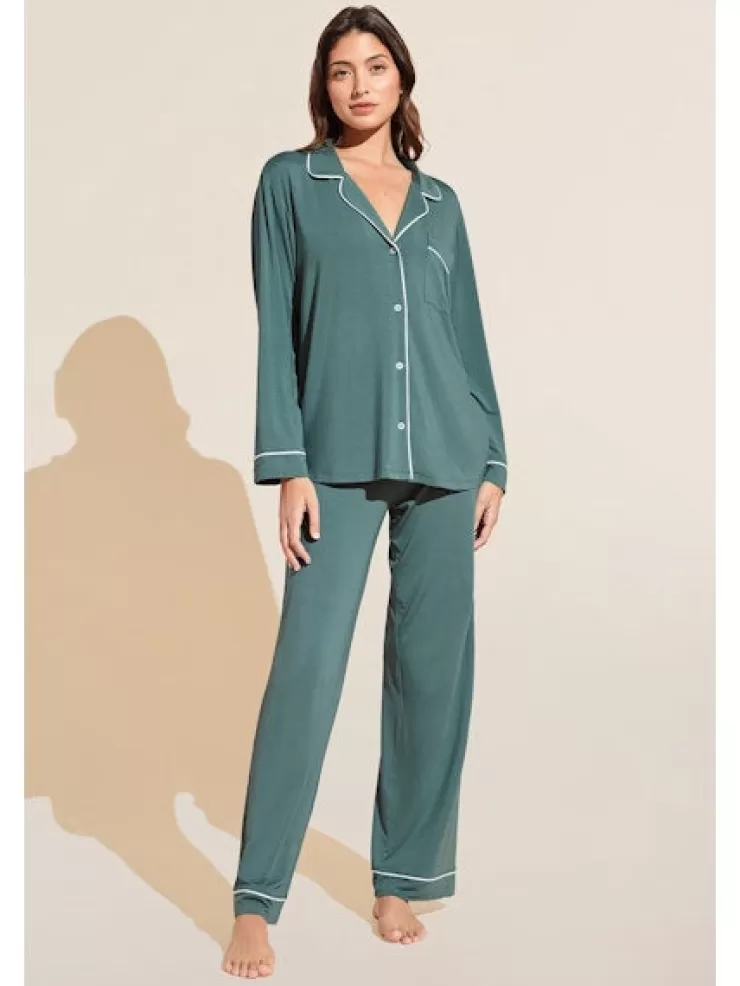 Gisele Long PJ Set In Forest >EBERJEY Cheap