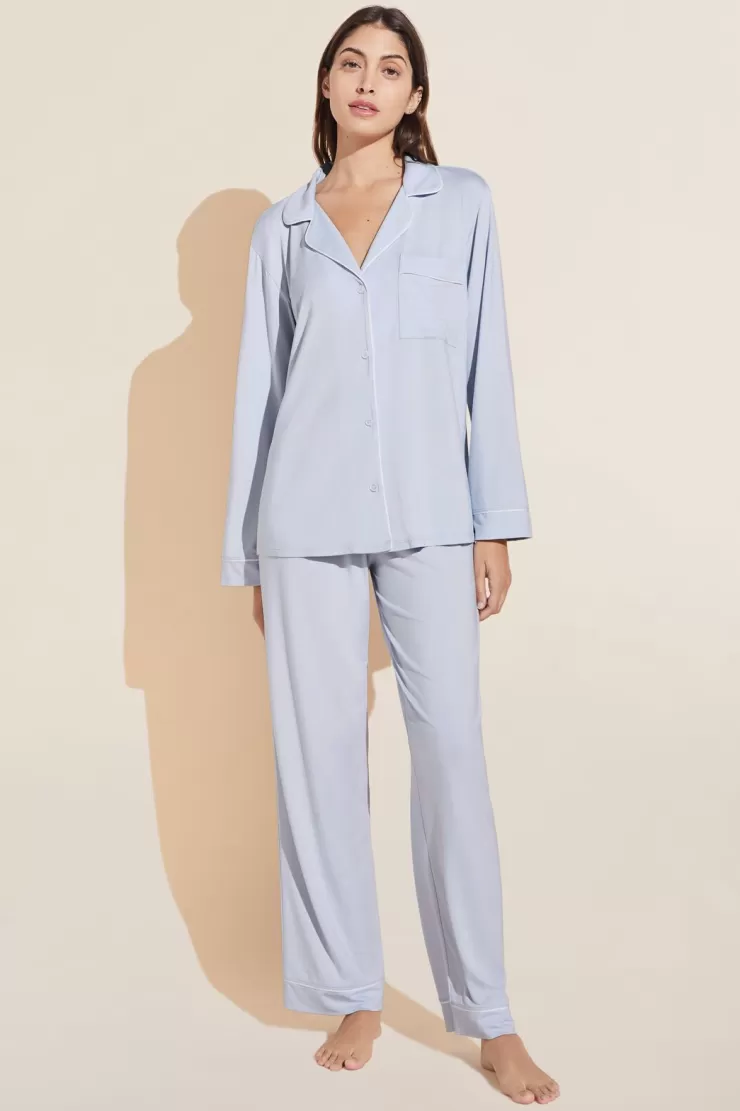Gisele Tencel Modal Long PJ Set In /Ivory>EBERJEY Online