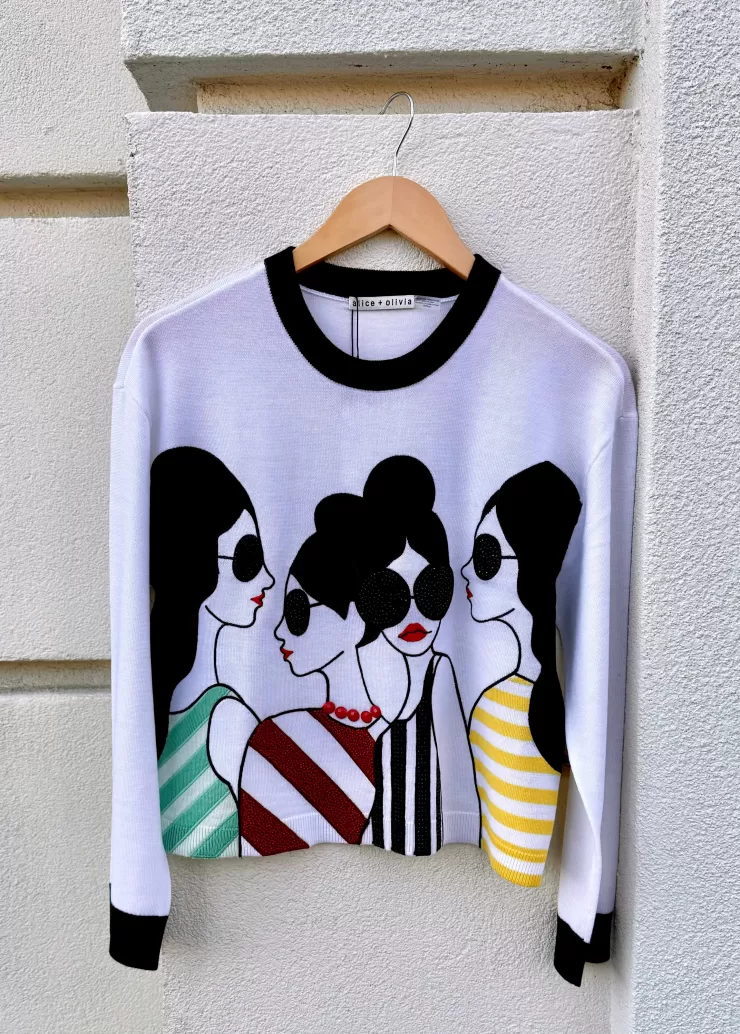 Gleeson Sweater In >ALICE & OLIVIA Store