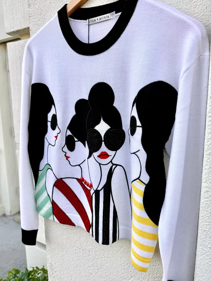 Gleeson Sweater In >ALICE & OLIVIA Store