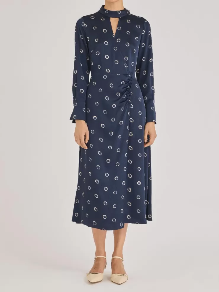 Dress In Navy Combo>REBECCA TAYLOR Online