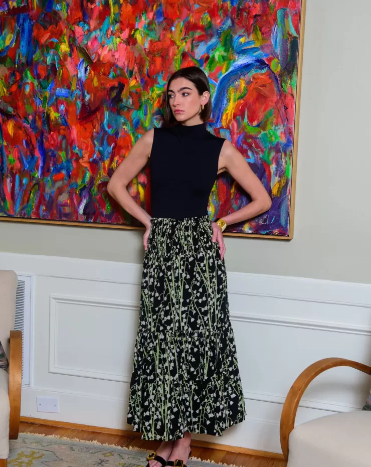 Izzy Midi Skirt In >ELIZABETH JAMES Sale