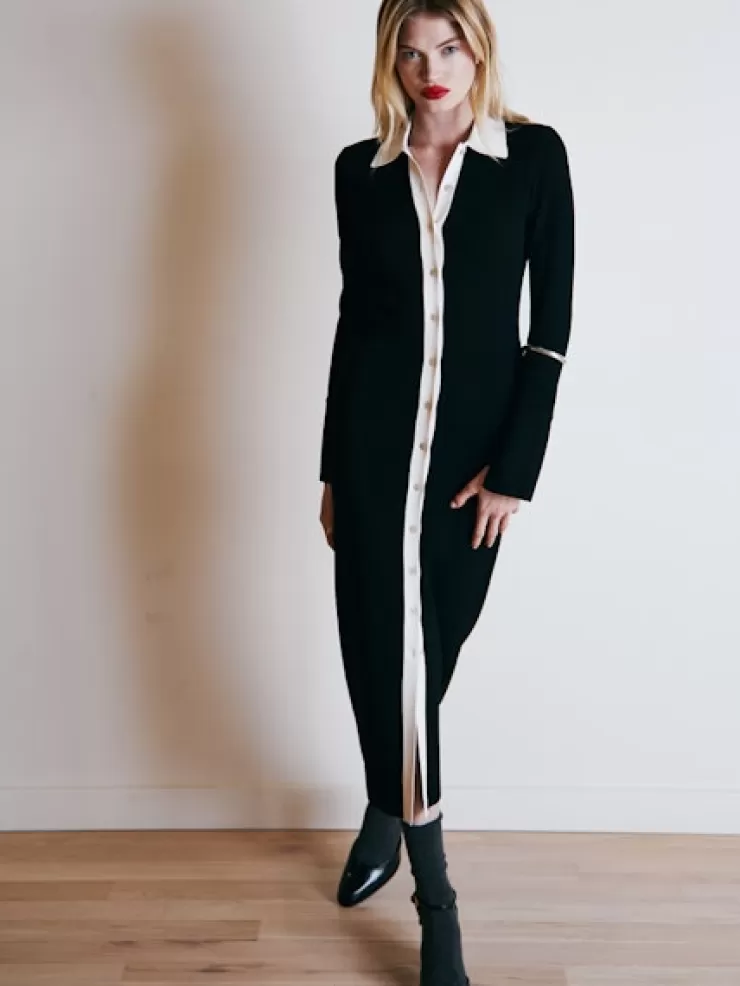 Long Sleeve Polo Dress In >AUTUMN CASHMERE Online