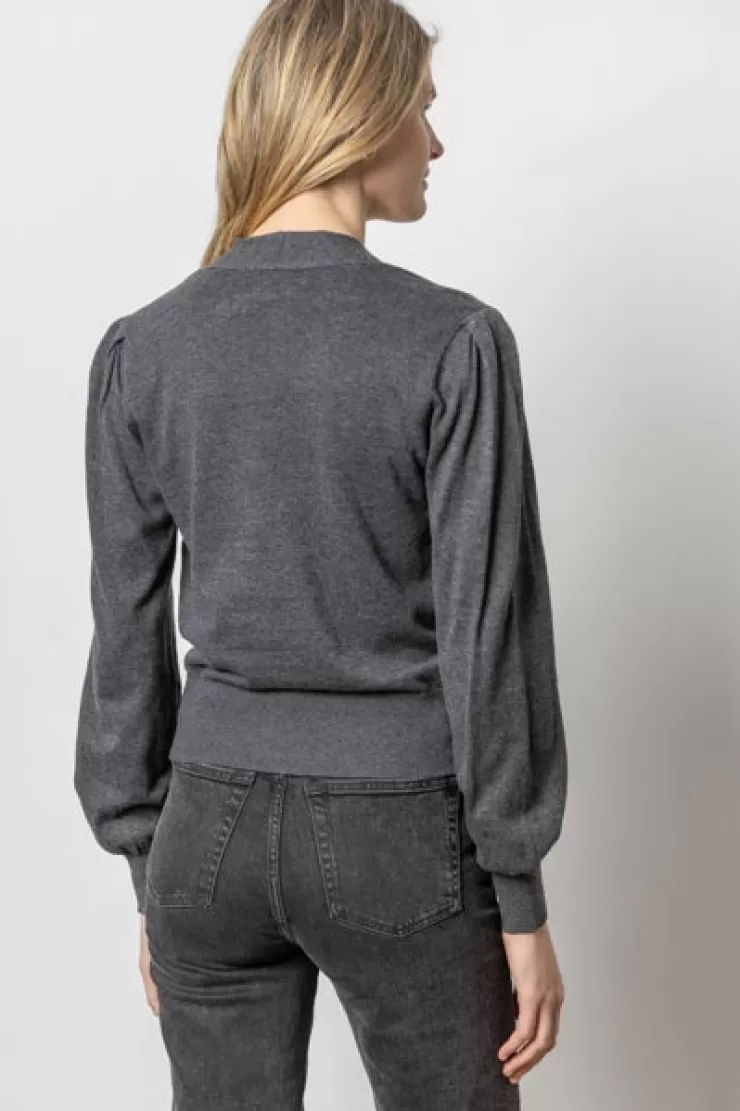 Long Sleeve Surplice Sweater In >LILLA P Cheap