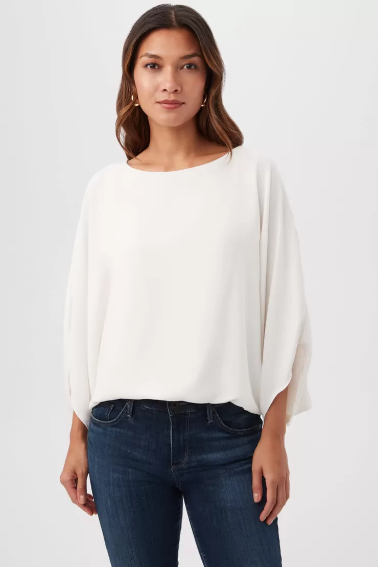 Manhattan Dolman Sleeve Blouson Top In >TRINA TURK New