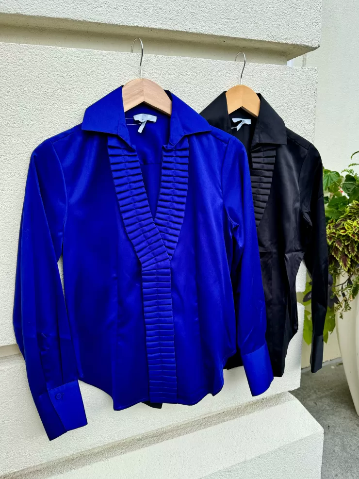 Maya Long Sleeve Blouse In >HINSON WU Best