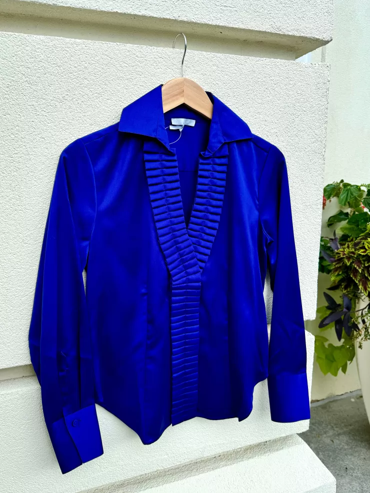 Maya Long Sleeve Blouse In >HINSON WU Cheap