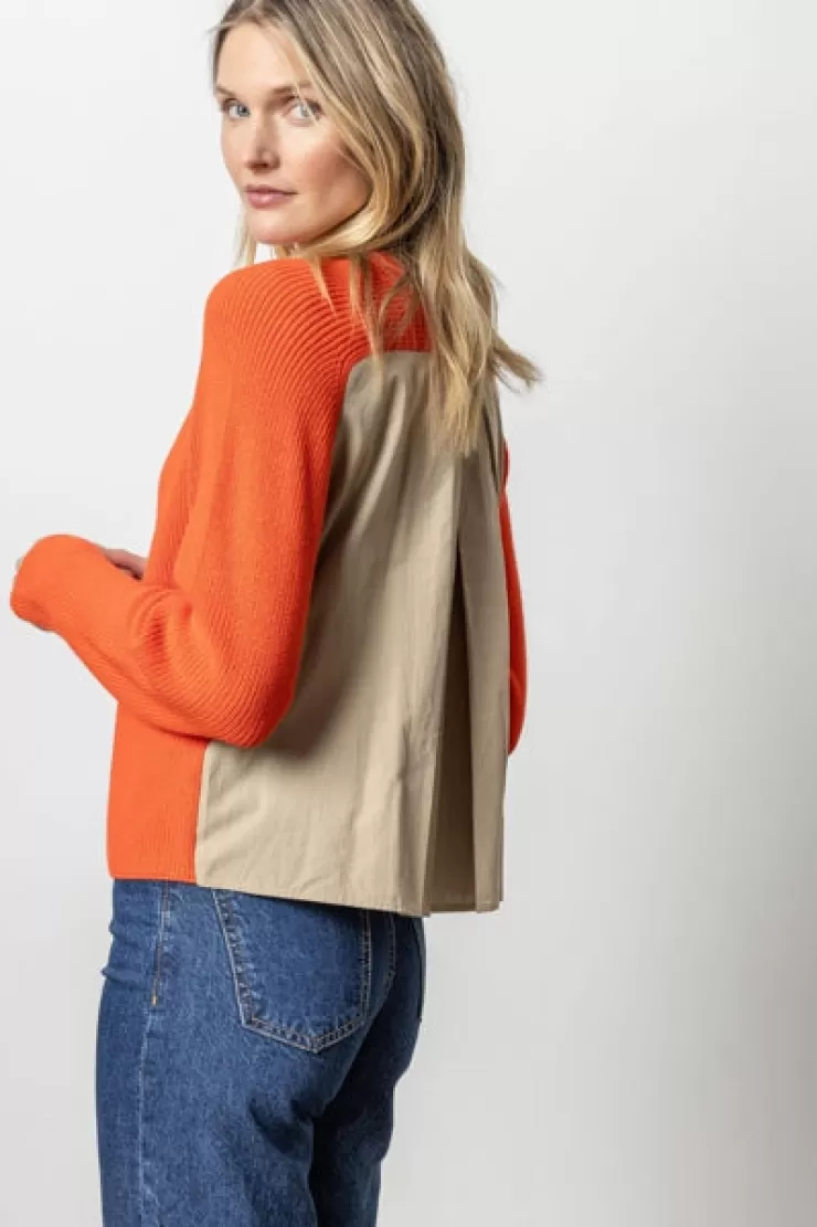 Mixed Media Sweater In >LILLA P Fashion
