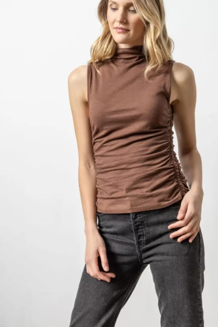 Mock Neck Tank In >LILLA P Clearance