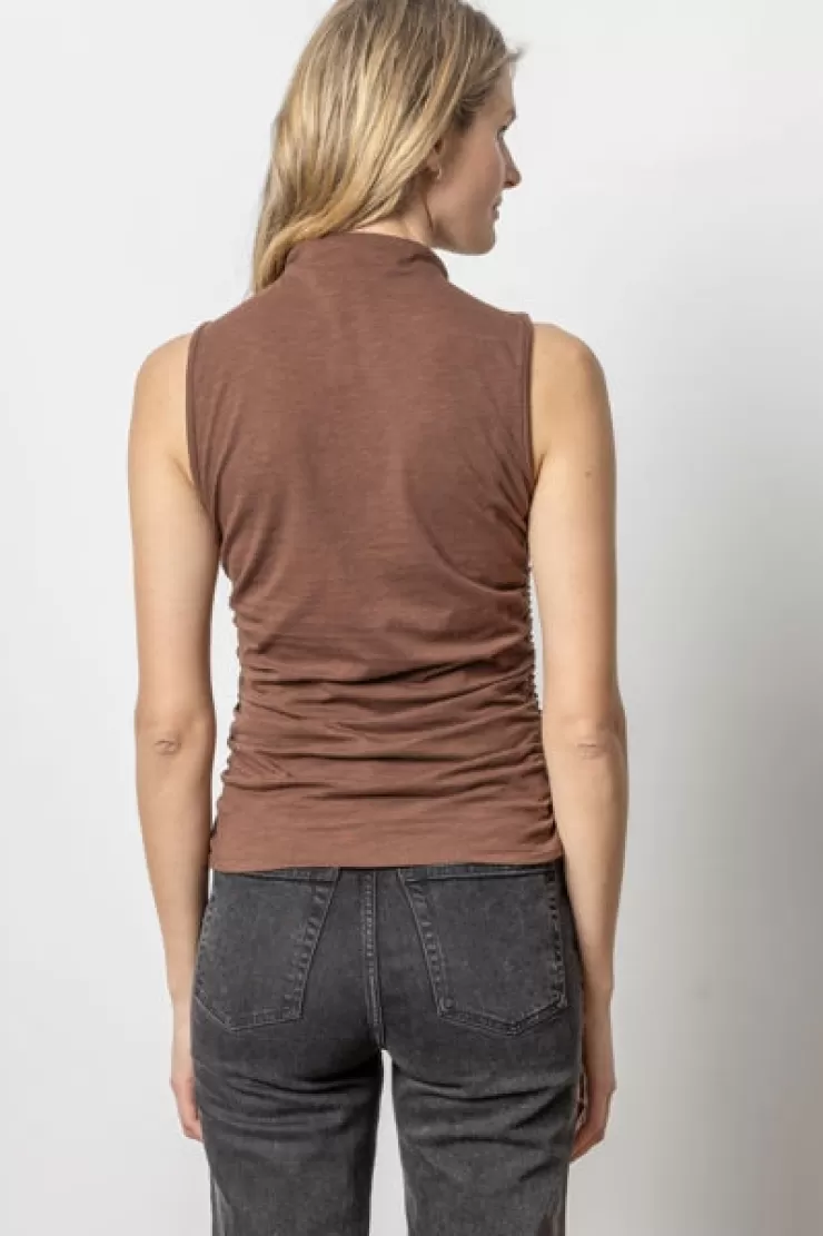 Mock Neck Tank In >LILLA P Clearance