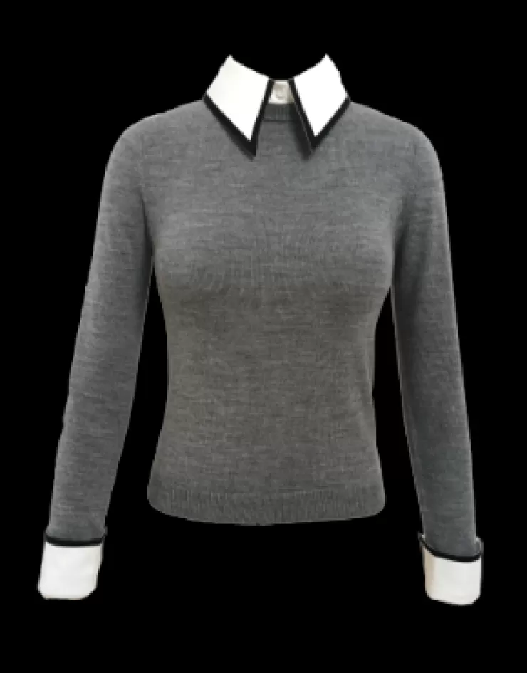 Porla Collared Sweater In >ALICE & OLIVIA Cheap