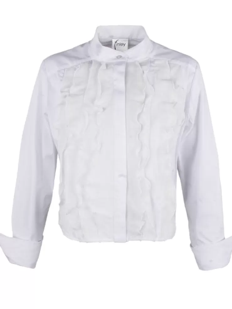 Raffaele Cropped Shirt In >FINLEY Store