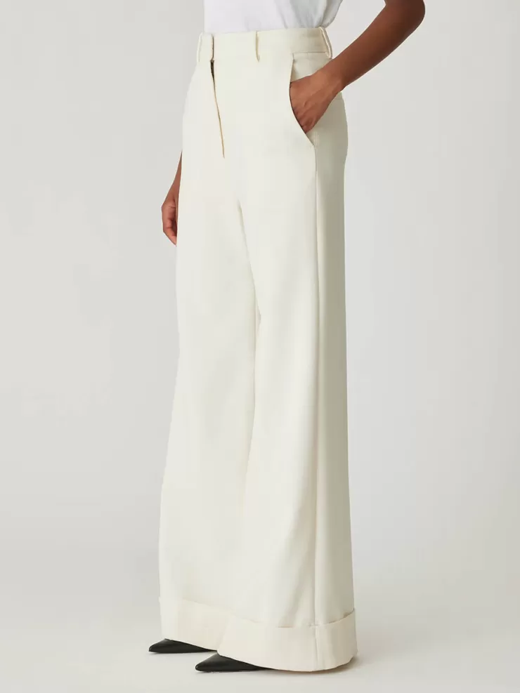 Refined Suiting Wide Leg Trouser In >REBECCA TAYLOR Flash Sale