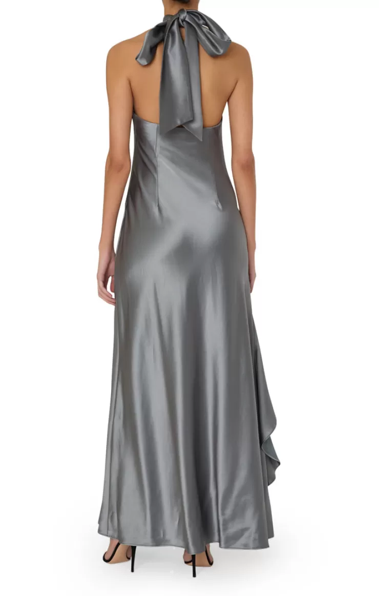 Roux Satin Dress In >Milly Outlet