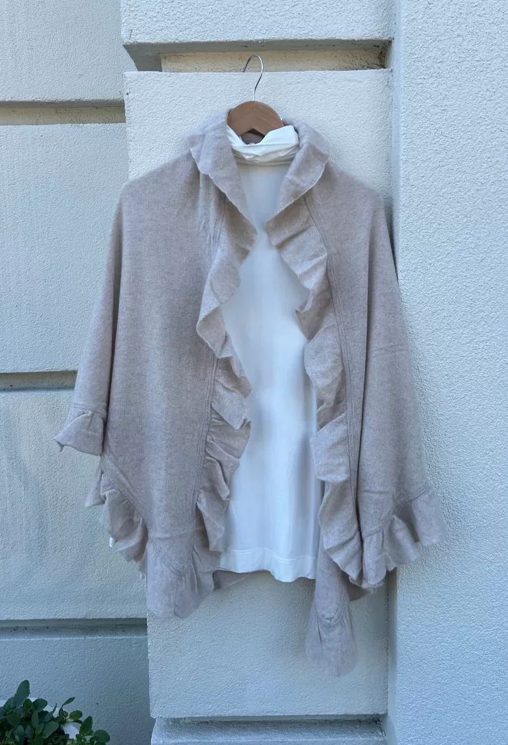 Ruffle Cashmere Wrap In >CORTLAND PARK Sale