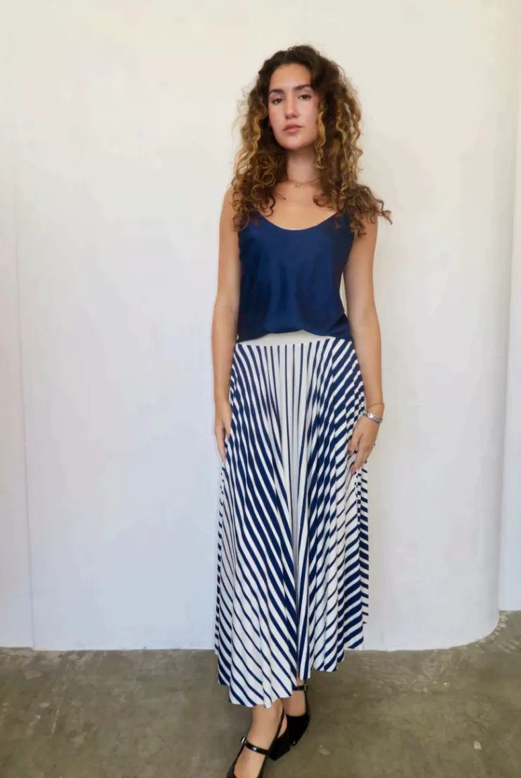 Sailor Midi Skirt In s>LOYD FORD Flash Sale