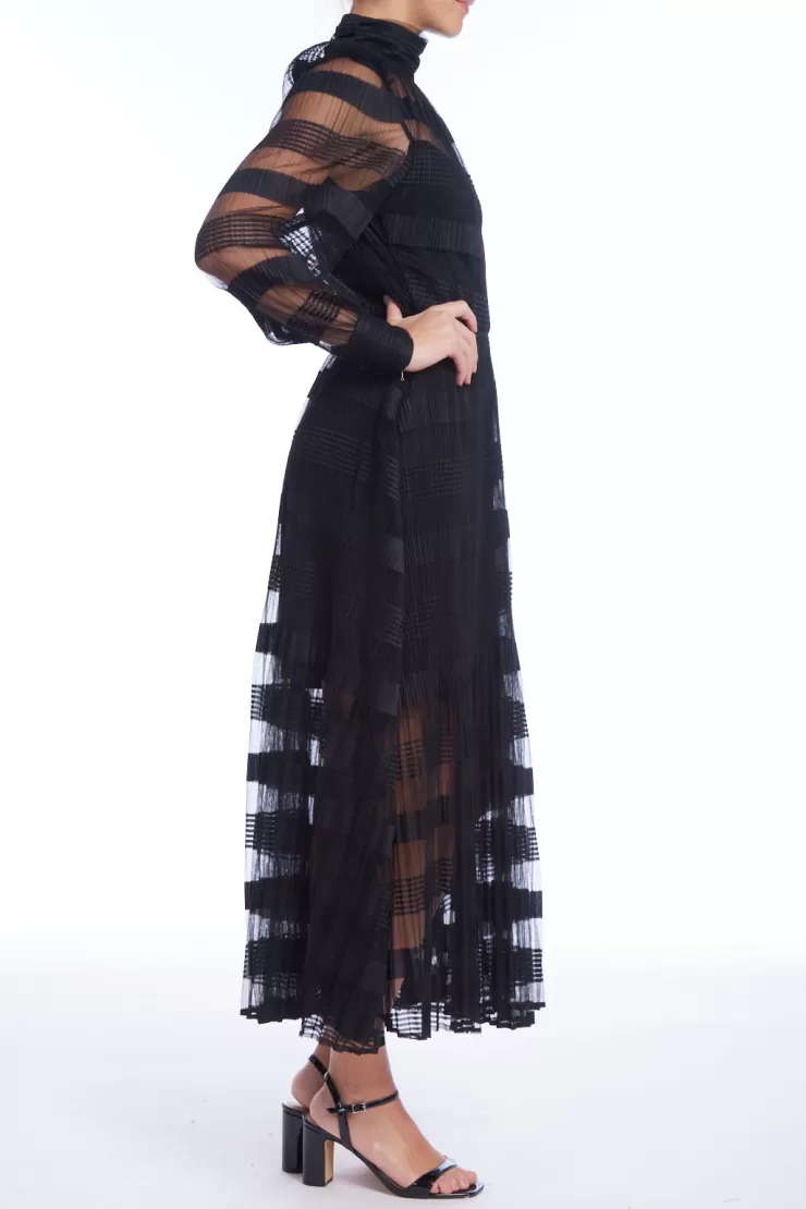 Sheer Mock Neck Dress In *FINAL SALE*>BADGELY MISCHKA Online