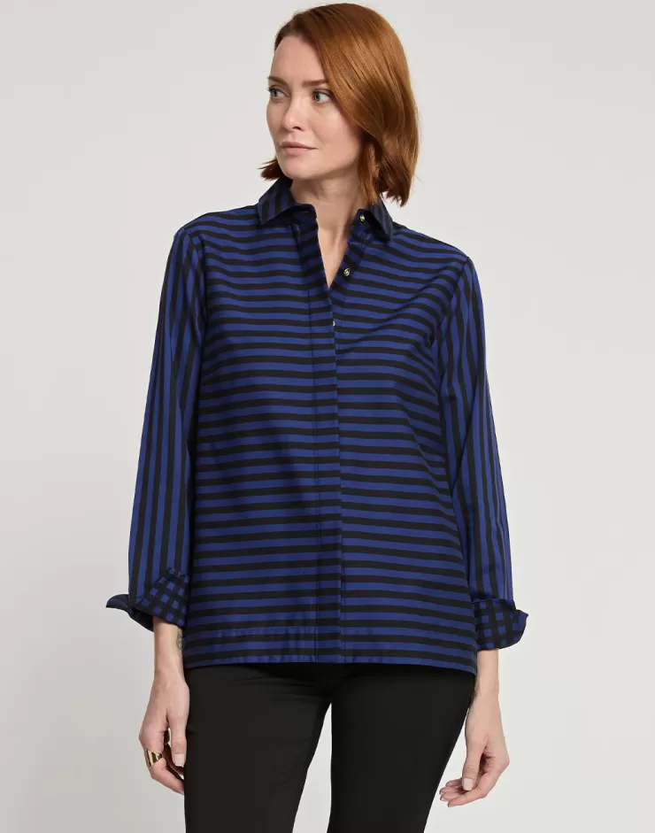 3/4 Sleeve Xena Blouse In >HINSON WU Best
