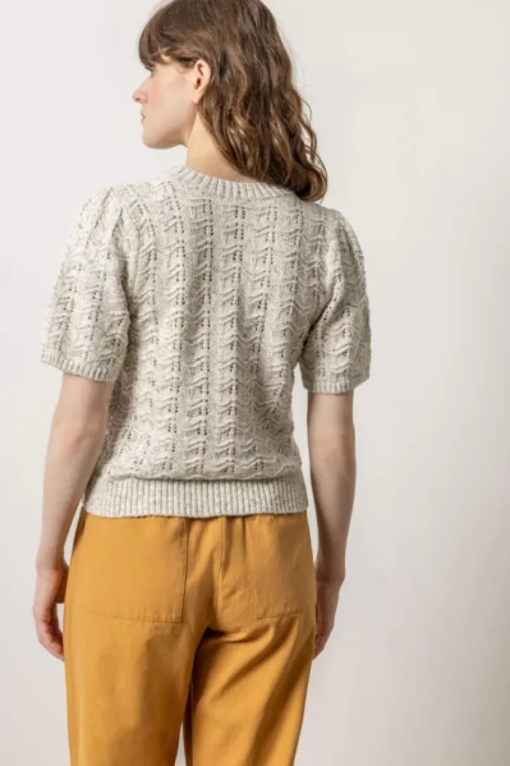 Speckled Crew Neck Sweater In >LILLA P Best Sale