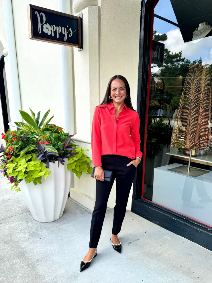 Straight Leg Pant In >ESTELLE AND FINN Store