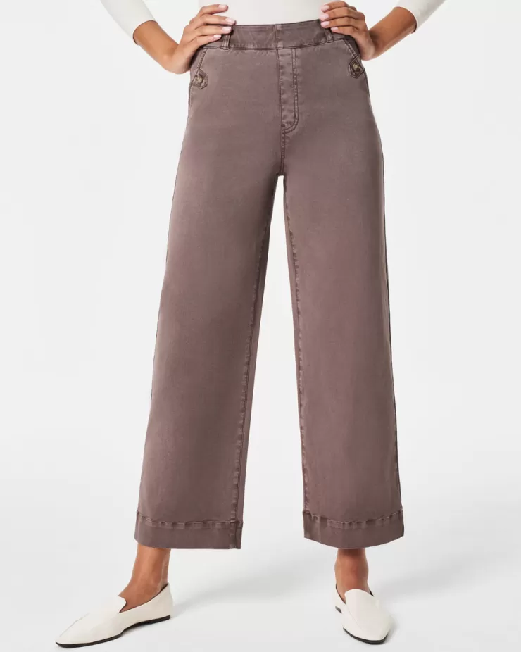 Stretch Twill Cropped Cargo Pant In >SPANX Store